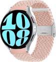 Sneezy Samsung Galaxy Watch 5 Pro R-920 İle Uyumlu 20Mm Metal Klips Solo Fiberlink Örgü Kordon