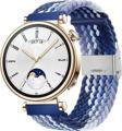 Sneezy Huawei Watch Gt 4 41Mm İle Uyumlu 18Mm Metal Klips Solo Fiberlink Örgü Kordon