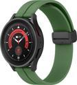 Sneezy Huawei Watch Gt Runner-Sport 46Mm- Gt2 E 22Mm Uyumlu Coastal Manyetik Tokalı Silikon Kordon
