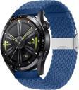 Sneezy Huawei Watch Gt Runner-Sport 46Mm- Gt2 E 22Mm Uyumlu Metal Klips Solo Fiberlink Örgü Kordon