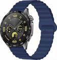 Sneezy Samsung Galaxy Watch 46Mm R800 -Watch 3 45Mm R840 22Mm Uyumlu Harmony Duo Magnetik Silikon Kordon
