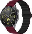 Sneezy Samsung Galaxy Watch 46Mm R800 -Watch 3 45Mm R840 22Mm Uyumlu Harmony Duo Magnetik Silikon Kordon