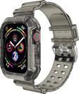 Microsonic Apple Watch SE 40mm Kordon Transparent Clear Band Siyah