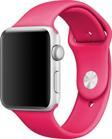 Microsonic Apple Watch Series 3 42mm Silikon Kordon Koyu Pembe
