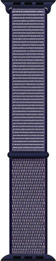 Microsonic Apple Watch Series 6 40mm Hasırlı Kordon Woven Sport Loop Lacivert