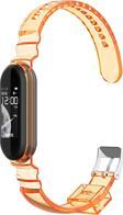 Microsonic Xiaomi Mi Band 5 Kordon Transparent Clear Band Turuncu