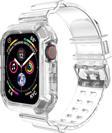 Microsonic Apple Watch Series 6 44mm Kordon Transparent Clear Band Şeffaf