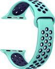 Microsonic Apple Watch Series 4 44mm Rainbow Sport Band Kordon Nil Yeşili