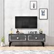 Cantek Dizayn 120 cm Venna Tv Ünitesi Antrasit - Gümüş