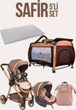 Tommybaby Safir 5'Li Set Bebek Arabası Oyun Parkı Çanta Yatak