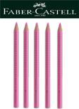 Faber-Castell Ahşap Gövdeli Pembe Renk Fosforlu Kalem 5'li Set