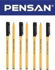 Pensan 1010 Siyah Tükenmez Set 7'li