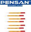 Pensan Tr-23 Tükenmez Kalem Kırmızı 7'li Set
