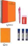 Faber-Castell Turuncu Defter Seti