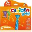 Carioca Teddy Jumbo Bebek Süper Yıkanabilir Keçeli Boya Kalemi 6'lı