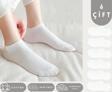 Kral Socks Kadın - Erkek - Unisex Düz Desen (6 Çift) Pamuklu Beden Mevsimlik Terletmez Görünmez Çorap