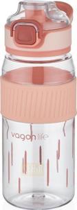 Vagonlife 550ml Rahat İçim Desenli Silikon Gövde Kilitlenebilir Kapaklı Polikarbon Matarası