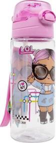 Wiggle 500ml LOL Surprise Bebek Pipetli Askılı Kilitlenebilir Su Matarası