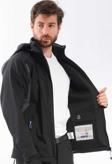 FreeCamp Eagle Softshell Ceket-SİYAH-MAVİ
