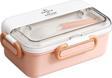 Vagonlife Bento 900ml Lunchbox Yeni Koleksiyon 1 Katlı 3 Bölmeli Çelik Sefer Tası Yemek Kutusu