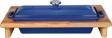 Lava Terrine Ahşap Standlı 11x29 cm Mavi Döküm Ekmek Kabı