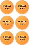 Delta 6 Adet Turuncu Masa Tenisi Topu ( Pinpon Topu )