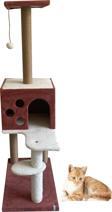 Nursoft Kedi Tırmalama Ve Oyun Evi 124 Cm Antrasit