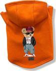 Paws Secret Köpek Kıyafeti Köpek Sweatshirt Hoodie Köpek Ürünleri Kedi Kıyafeti - Deri Ceketli Ayı L