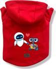 Paws Secret Köpek Kıyafeti Köpek Sweatshirt Hoodie Köpek Ürünleri Kedi Kıyafeti - Wall-e ve Eve L