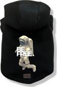 Paws Secret Köpek Kıyafeti Köpek Sweatshirt Hoodie Köpek Ürünleri Kedi Kıyafeti - Be Free L