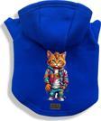 Paws Secret Köpek Kıyafeti Köpek Sweatshirt Hoodie Köpek Ürünleri Kedi Kıyafeti - Montlu Kedi L