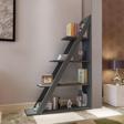 Arnetti Arven 4 Raflı Modern Kitaplık, Antrasit - Arven