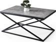 Sivas Gözde Mobilya Çapraz Metal Dikdörtgen Orta Sehpa 100x60 cm