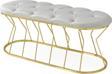 Sivas Gözde Mobilya Chester Kum Saati Metal Ayak Bank Bench 110 cm
