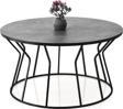 Sivas Gözde Mobilya Kum Saati Metal Orta Sehpa 80x43 cm