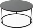 Sivas Gözde Mobilya Sedef Ayna Camlı Metal Orta Sehpa 80x40 cm