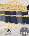 KRAL SOCKS 5 Adet Yazlık Penye Erkek Orta Uzun Çorap Parfümlü