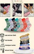KRAL SOCKS Özel Üretim (2 Çift) Kalın %100 Yün Kışlık Motif Desenli Çorap