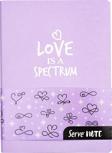 Serve Note 15x21cm 120 Yaprak Çizgili Defter Lavanta