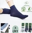 3 Çift Comfort Erkek Her Mevsim Kısa Çorap (DİKİŞSİZ BAMBU)