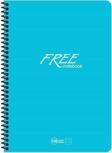 Keskin A4 120Yp. Çizgili PP Kapak Free Defter Mavi