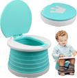 MooieBaby's Katlanabilir Çocuk Tuvaleti, Çok Fonksiyonlu Alıştırma Tuvaleti, Carry Potty , Taşınabilir Lazımlık