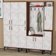 Kalender Dekor Rose - 1 - 2 - 3 - 4 Portmanto Vestiyer Ayakkabılık Ceviz - Rambla