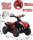 UJ Toys Led Işıklı Müzikli Akülü Atv Akülü Motor