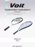 Voit Tournament Pro Tenis Raketi 23 Inch Mavi