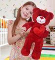 Özgüner Oyuncak 50 Cm Kalpli Peluş Sevimli Ayıcık