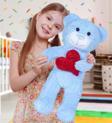 Özgüner Oyuncak 50 Cm Kalpli Peluş Sevimli Ayıcık
