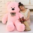 Pandamkee 160 Cm Papyonlu Peluş Ayı-Dev Boy-Sevgiliye Özel Hediye - % 100 Yerli