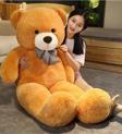 Pandamkee 160 Cm Papyonlu Peluş Ayı-Dev Boy-Sevgiliye Özel Hediye - % 100 Yerli