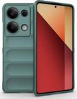 Redmi Note 13 Pro 4G Kılıf Esnek TPU Oyuklu Arka Yüzey Tasarımlı Etnik Silikon Kapak